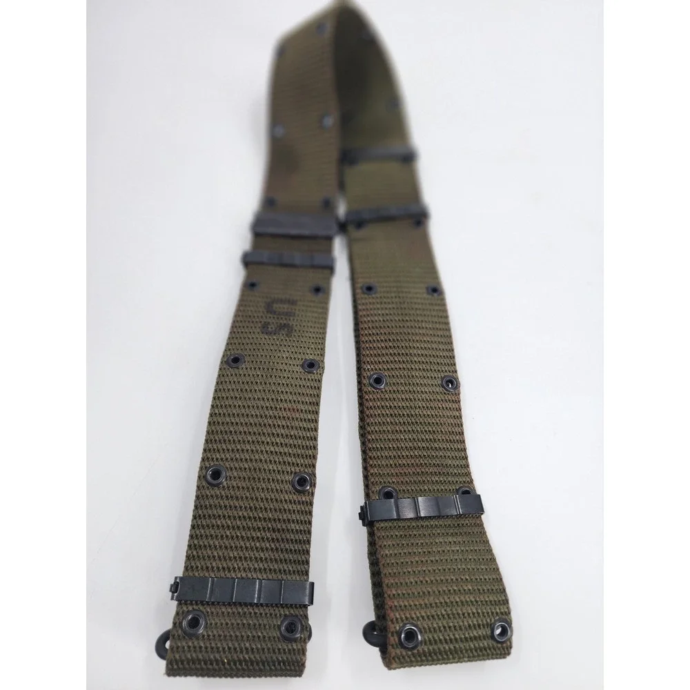 US Military LC-1 Individual Equipment Belt Olive Drab Large Eastern Canvas 1974